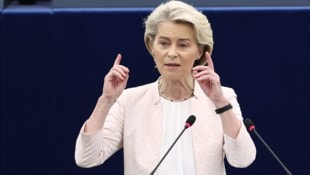 EU-Kommissionspräsidentin Ursula von der Leyen (Bild: AFP/Frederick Florin)