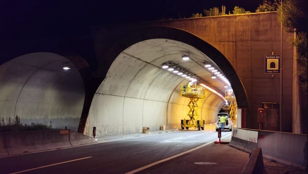 Alle Tunnel der österreichischen Autobahnen werden modernisiert. (Bild: Asfinag)