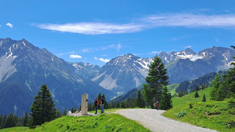 On the Natursprünge trail. (Bild: Bergauer Rubina)