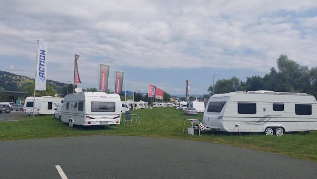 The caravan column is now in Hartberg. (Bild: FPÖ Hartberg-Fürstenfeld)