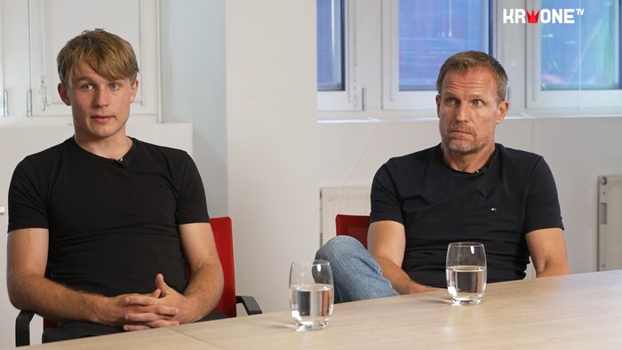 Jan Jankai mit Papa Oliver