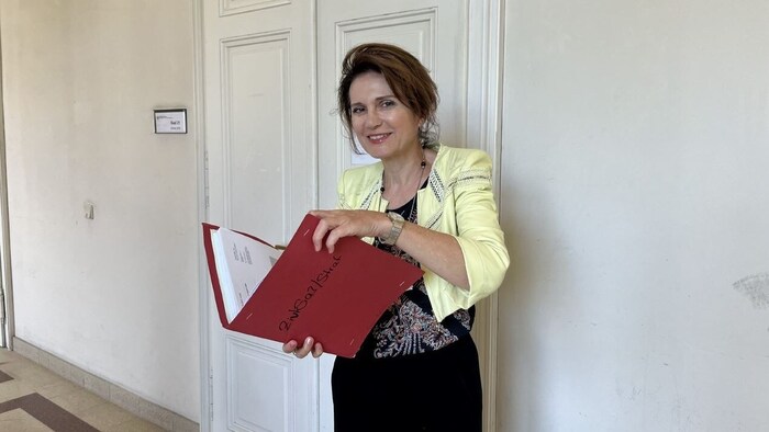 Verteidigerin Astrid Wagner vertritt die mutmaßliche Hypochonderin.