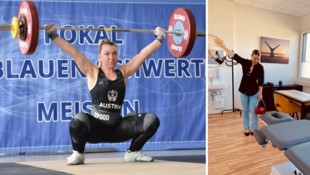 Gewichtheberin Lena Raidel hat sich als Heilmasseurin ein zweites Standbein aufgebaut. 
