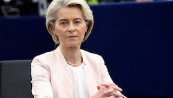 EU-Kommissionspräsidentin Ursula von der Leyen (Bild: APA/AFP/FREDERICK FLORIN)