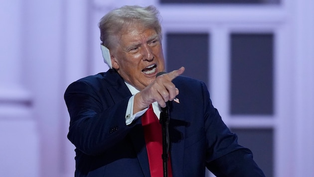 Donald Trump is caustic towards Joe Biden: "He was not fit to be a presidential candidate!" (Bild: AP/Scott Applewhite)