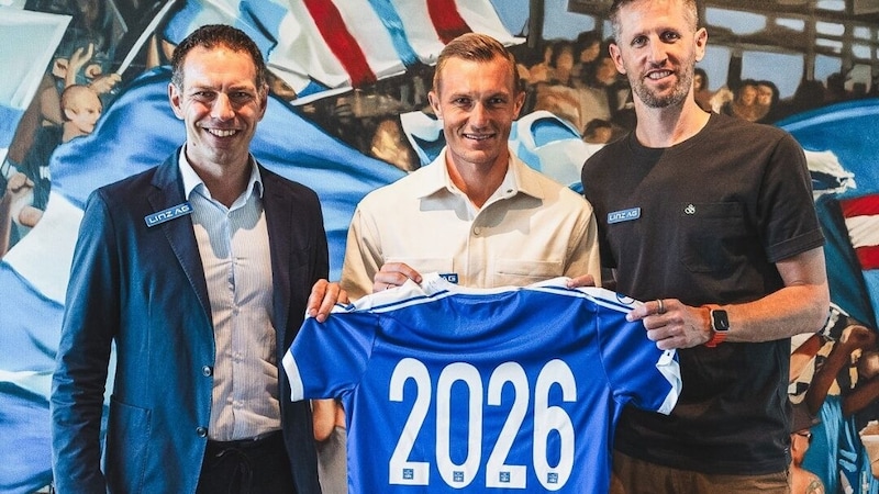 Ex-LASK-Profi Thomas Goiginger wechselte im Sommer nach einem halbjährigen Gastspiel in Deutschland zum FC Blau-Weiß. (Bild: Blau-Weiß Linz)