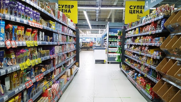 A grocery store in Russia (Bild: stock.adobe)