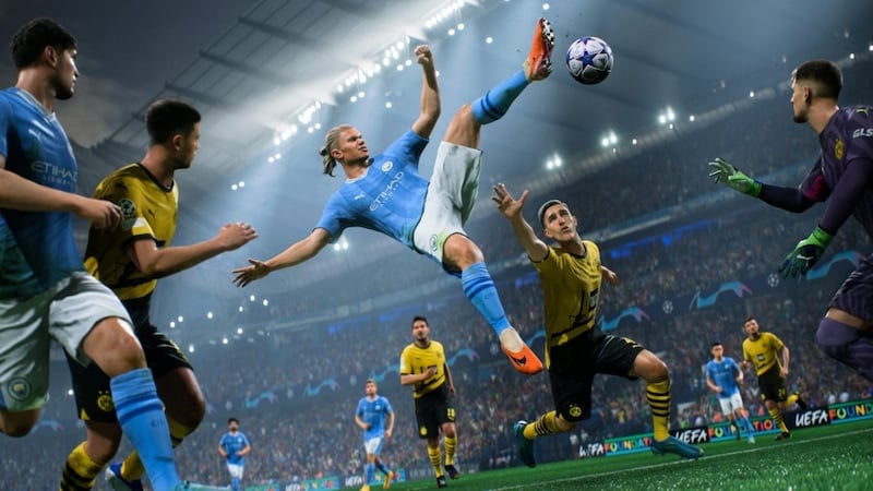 Erling Haaland from Manchester City has a rating of 91. (Bild: EA Sports FC 25)