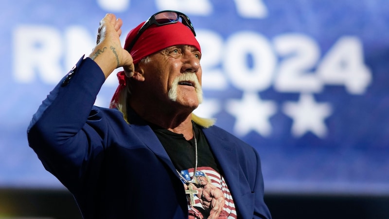 Hulk Hogan: „Donald Trump ist der Stärkste von allen“ (Bild: AP ( via APA) Austria Presse Agentur/Julia Nikhinson)