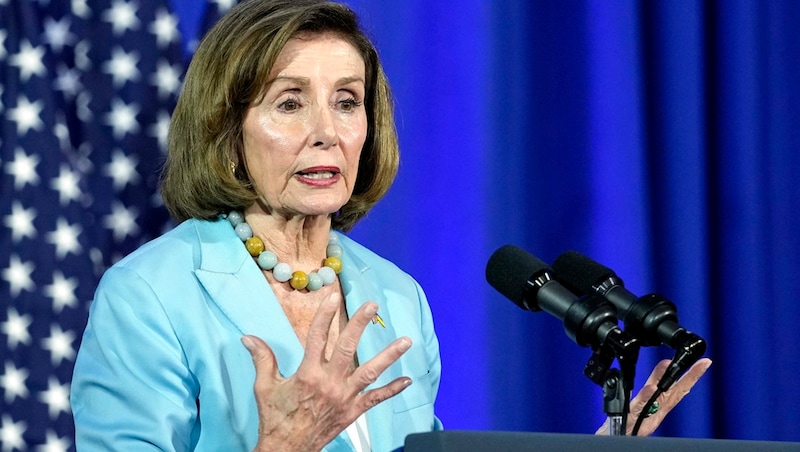 The key Democratic figure Nancy Pelosi (Bild: AP/Susan Walsh)