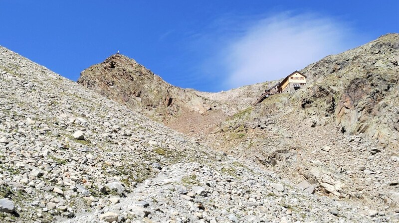 No refuge in the Pitztal is higher than the Kaunergrathütte. (Bild: Peter Freiberger)