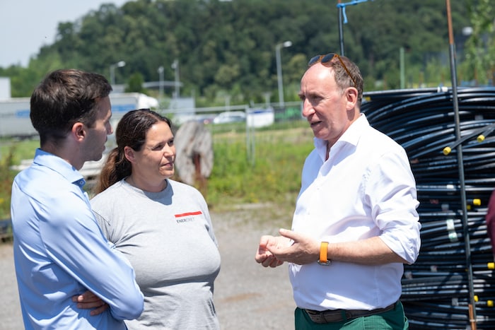Sozialminister Johannes Rauch verwies auf die Bedeutung kostengünstiger Energiegewinnungsformen ...