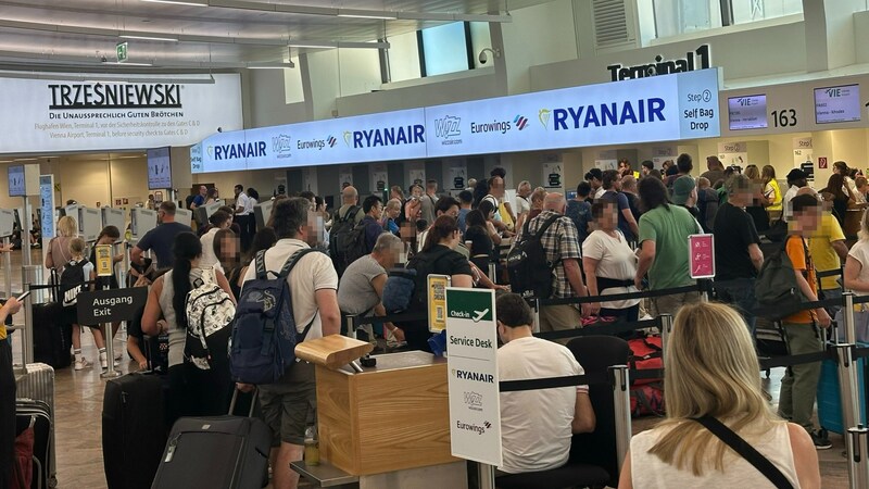 The system disruption also affected Vienna Airport in Schwechat. (Bild: zVg)