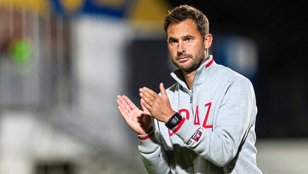 GAK coach Gernot Messner (Bild: GEPA/GEPA pictures)