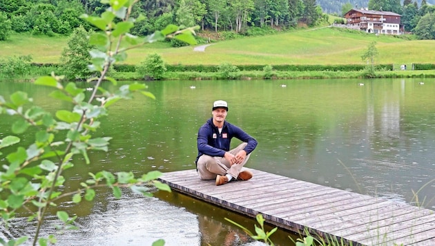 Die „Krone“ traf Manuel Feller am Lauchsee in Fieberbrunn. (Bild: Birbaumer Christof)