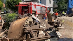 In Thörl und in der Nachbargemeinde Aflenz sind die Unwetterschäden weiterhin groß. (Bild: BFVMZ)