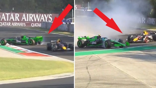 That darned turn 4 of the Hungaroring ... (Bild: x.com/F1)