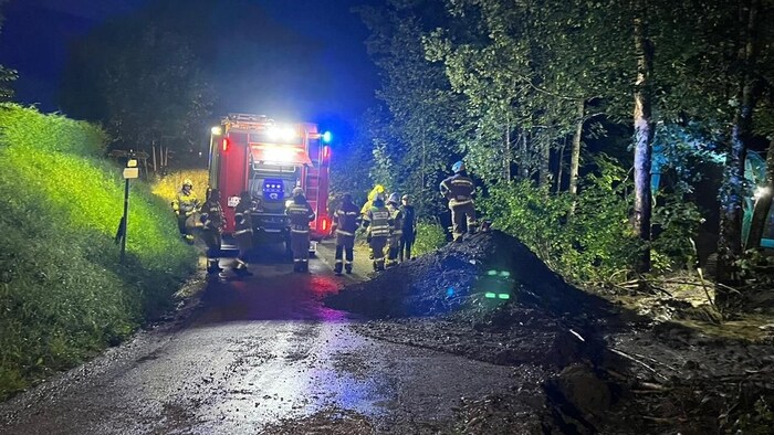 In Eben lag der Schwerpunkt der Einsätze im Bereich Gasthofberg.