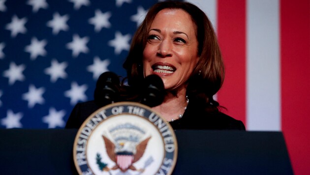 US Vice President Kamala Harris (Bild: AFP/Getty Images via AFP)