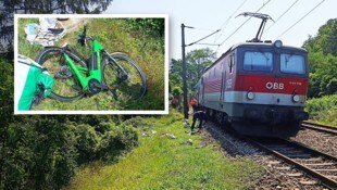 Aus noch unbekannter Ursache war es zu einem Zusammenstoß zwischen einer Radfahrerin und einem ...