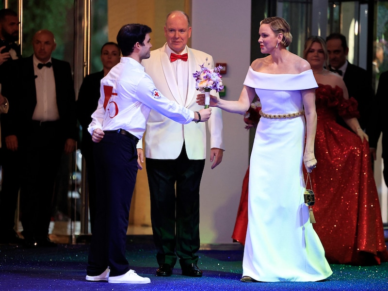 Prince Albert and Princess Charlene (Bild: APA/Valery HACHE / AFP)