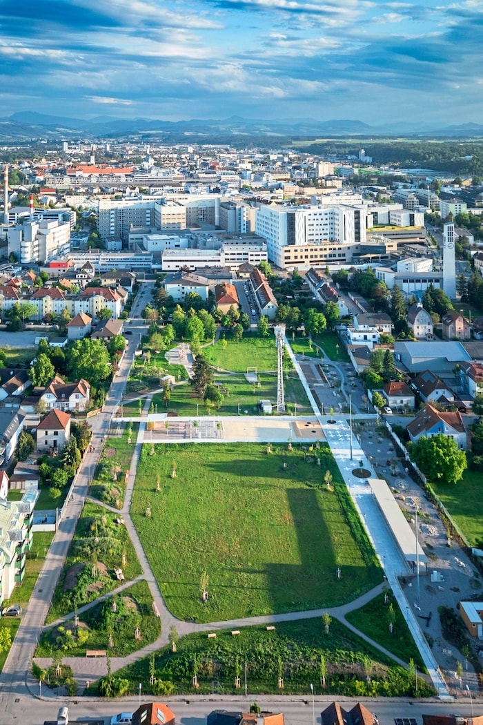 Spiel und Spaß steht im Sturm-19-Park auf der nördlichen Seite der Stadt im Fokus. 