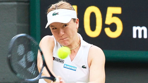 Lulu Sun stürmte in Wimbledon aus der Qualifikation bis ins Viertelfinale! (Bild: GEPA/GEPA pictures)