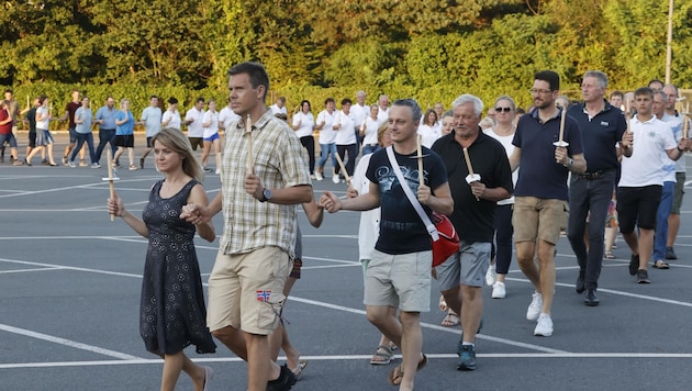 Rehearsal at the exhibition center (Bild: Tschepp Markus)