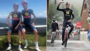 Verbnjak siegte beim Radmarathon in Tirol, trainierte dann mit Konrad in Andorra. (Bild: zVg)