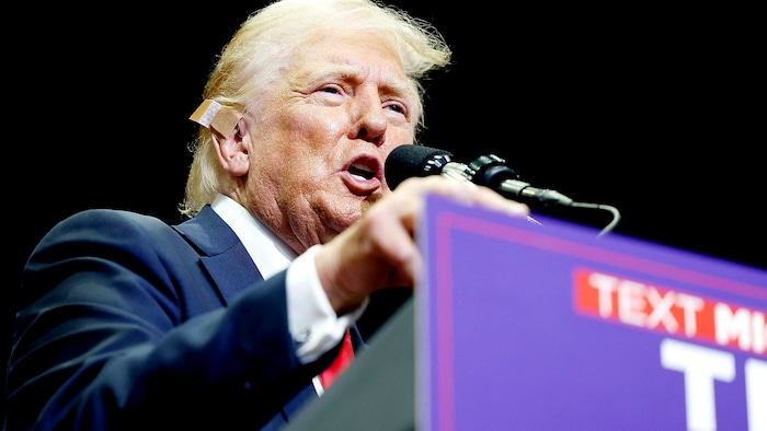 Donald Trump is back in attack mode and lashing out at the Democrats.