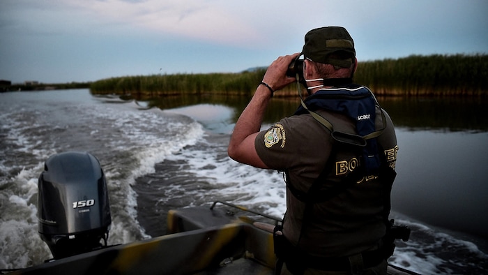 Türkisch-griechischer Grenzfluss Evros