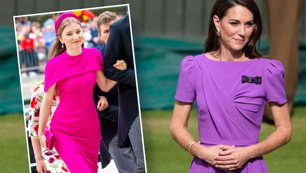 Princess Elisabeth is inspired by Princess Kate. (Bild: Mosa‘ab Elshamy / AP Dutch Press Photo Agency / Action Press ,Krone KREATIV)