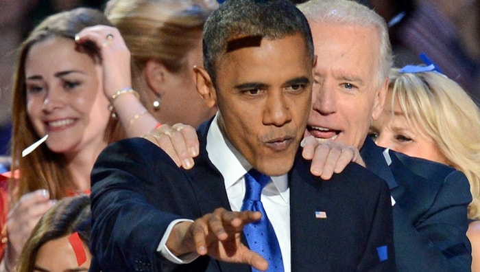 Bei seiner Wiederwahl 2012 stand Biden als Vize hinter seinem Chef Obama. Nun soll ihm dieser in ...
