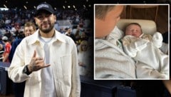 Neymar has become a dad for the third time. (Bild: AFP/APA/Getty Images via AFP/GETTY IMAGES/Brennan Asplen, Instagram/neymarjr)