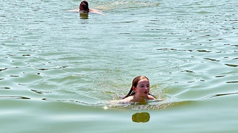 The Burg bathing lake is starting a little late this year. (Bild: Schulter Christian)