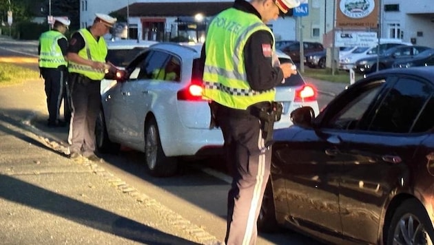 Die Polizei kontrollierte am Samstag erneut landesweit. (Bild: Schulter Christian)