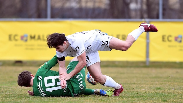 Val Zaletel Cernos (right) was missing for the ASK/HSV upset. (Bild: Sobe Hermann)