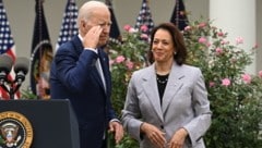 US-Präsident Joe Biden und seine Vizepräsidentin Kamala Harris (Bild: AFP)