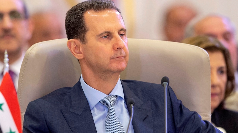 Syria's dictator Bashar al-Assad (Bild: APA/AP)