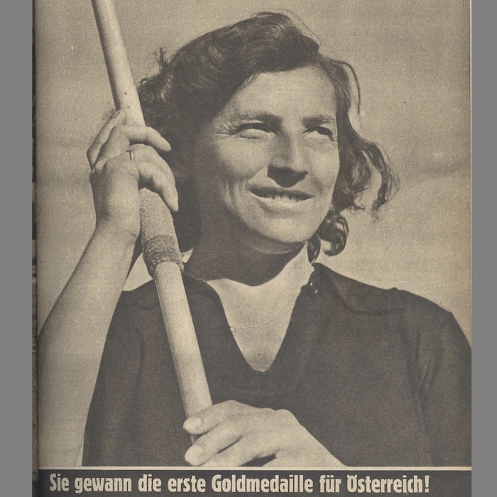 Herma Bauma nahm schon 1936 als Nummer eins der Welt im Speerwurf teil.