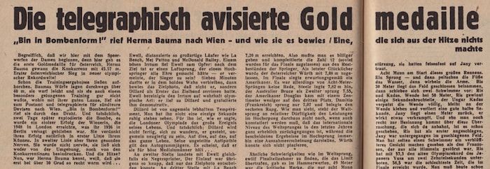Sport-Schau, Vienna, August 3, 1948