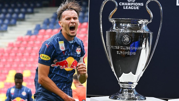 Salzburg know their potential play-off opponents in the Champions League. (Bild: AFP/Fabrice COFFRINI, GEPA)