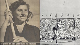 Speerwerferin Herma Bauma gewann die erste und bislang einizige LA-Goldmedaille für Österreich. ...