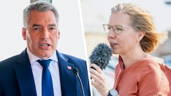 Das grüne „Ja“ der Klimaschutzministerin Leonore Gewessler zum EU-Renaturierungsgesetz brachte den Koalitionspartner ÖVP mit Kanzler Karl Nehammer bekanntlich auf die Barrikaden. (Bild: Krone KREATIV/APA)