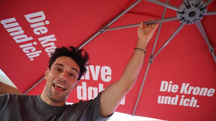 Der Sänger machte „Halt“ bei der „Krone“.