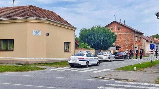 After the shooting in the old people's home in Daruvar, the shooter fled. According to media reports, he was caught in a café not far from the scene of the crime. (Bild: mojportal.hr)