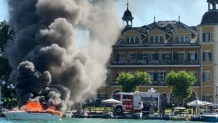 Schon zweimal kam es in diesem Sommer zu spektakulären Einsätzen für die Kärntner Feuerwehren – wegen brennender E-Boote! (Bild: zVg)
