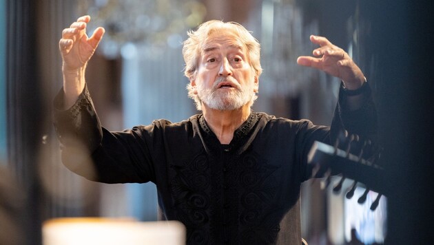 Jordi Savall conducted Monteverdi's "Vespers of Mary" in Pöllau (Bild: Styriarte/Nikola Milatovic)