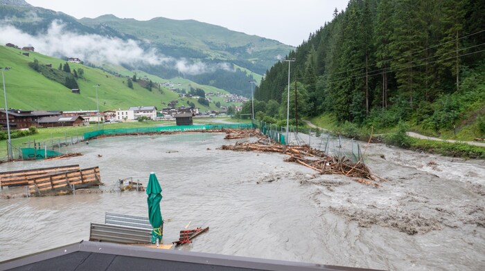 Der Regen löste im Zillertal einige Muren aus