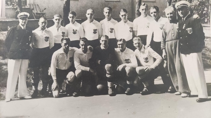 The footballers won silver in '36.